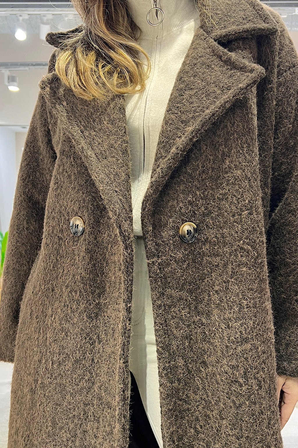 ABRIGO LARGO SOLAPA LAURA