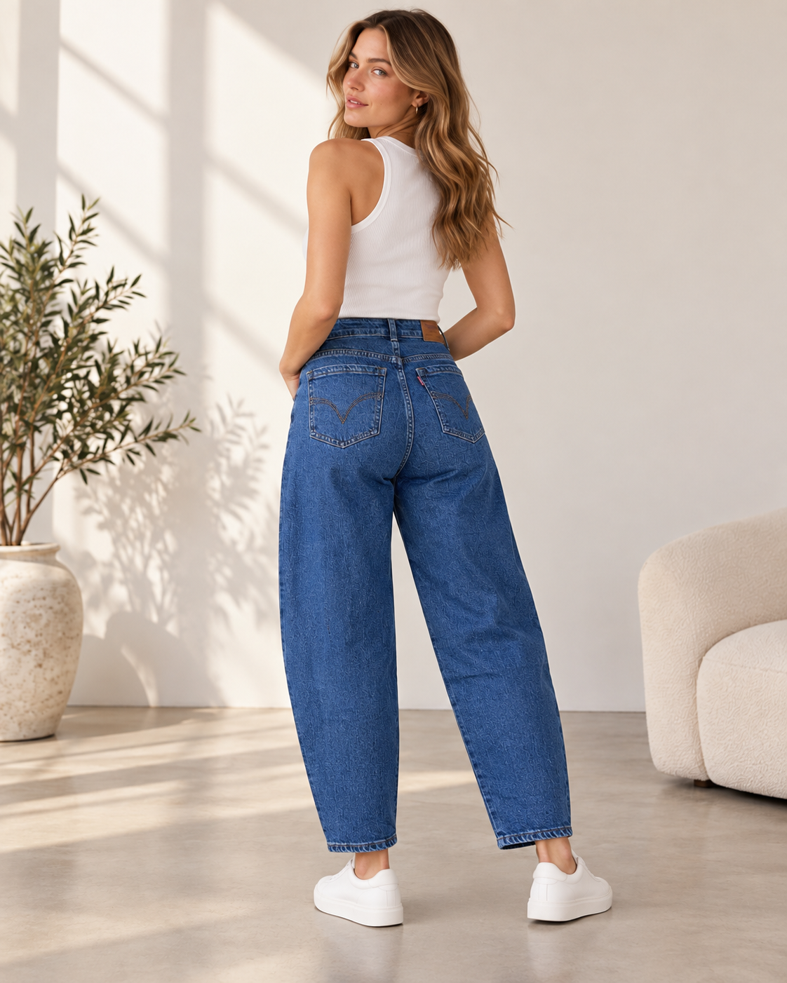 PANTALON VAQUERO GLOBO NAIA