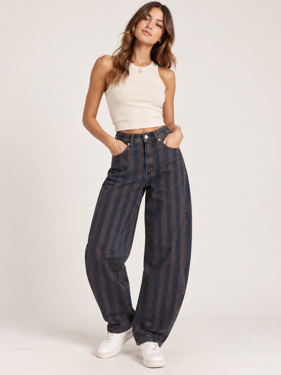 PANTALON VAQUERO RAYAS ZENDA