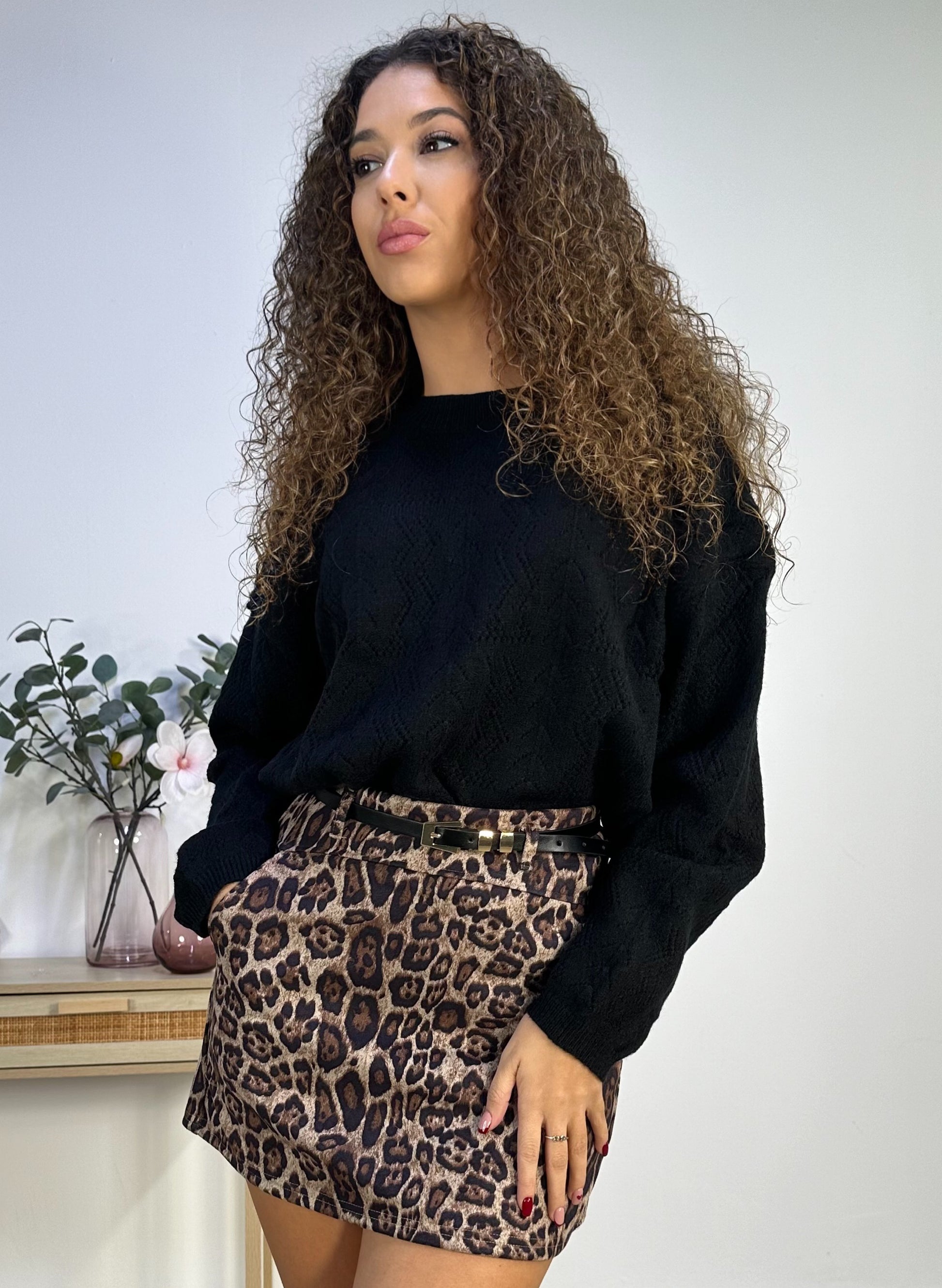 FALDA PANTALON ANIMAL PRINT