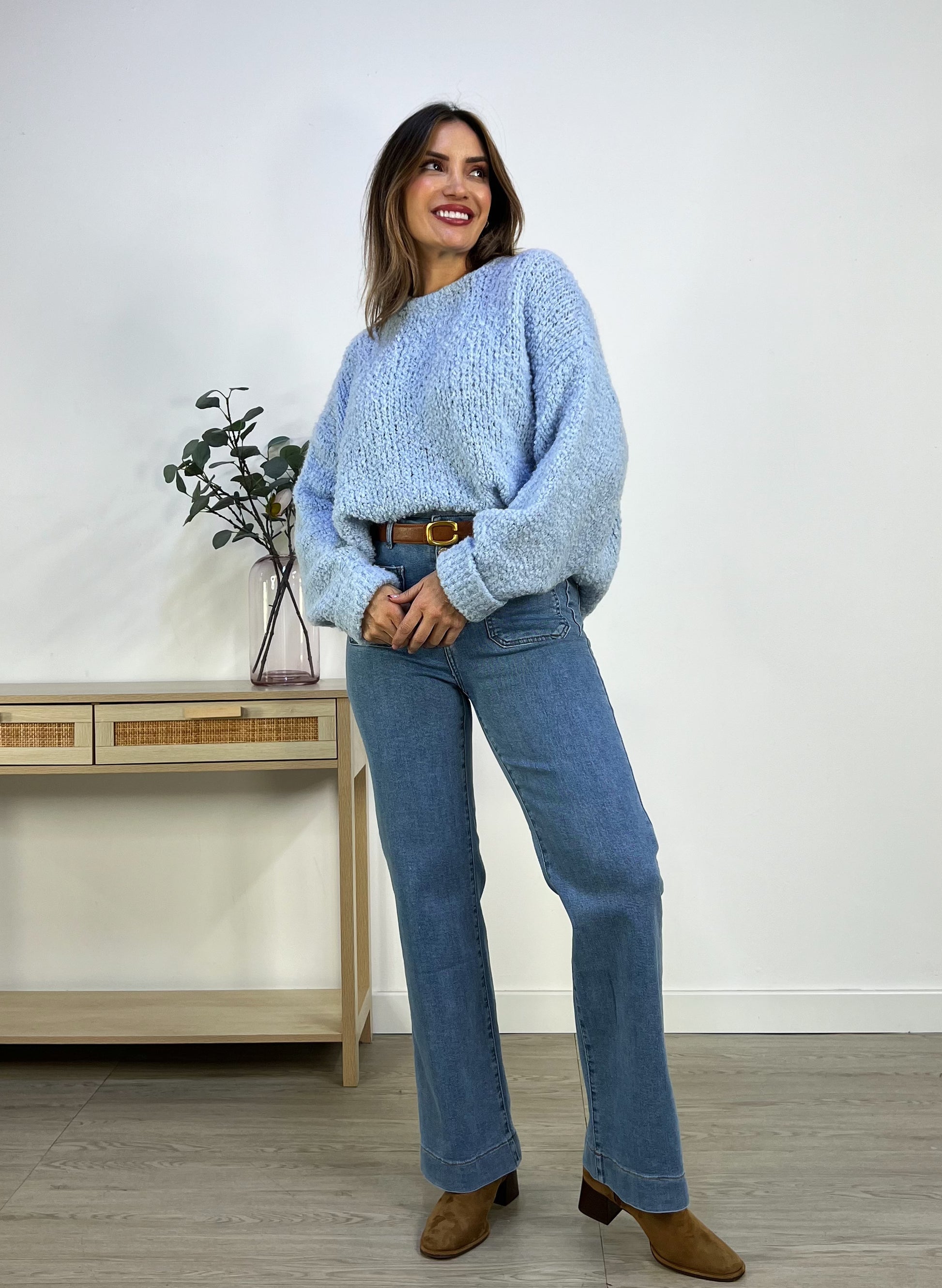 PANTALON VAQUERO AZUL ROSANA