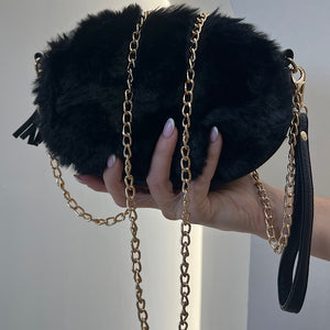 BOLSO PELUCHE CADENA
