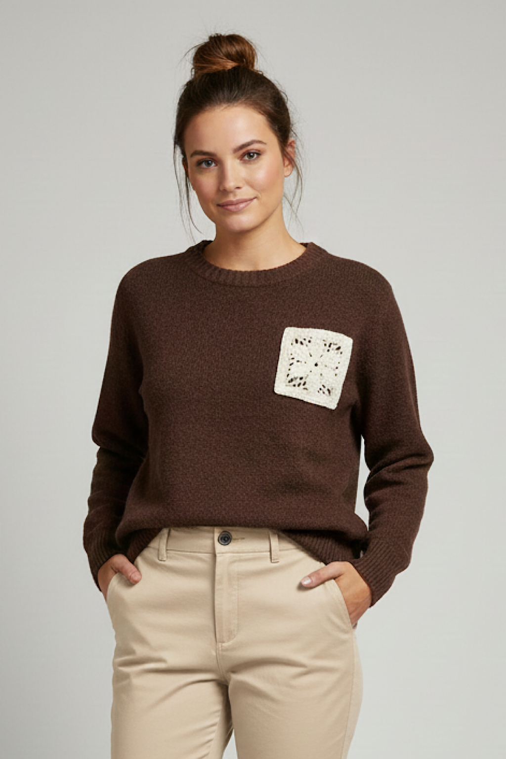 JERSEY BOLSILLO CROCHET