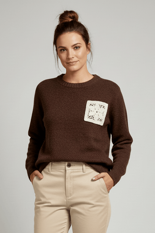 JERSEY BOLSILLO CROCHET