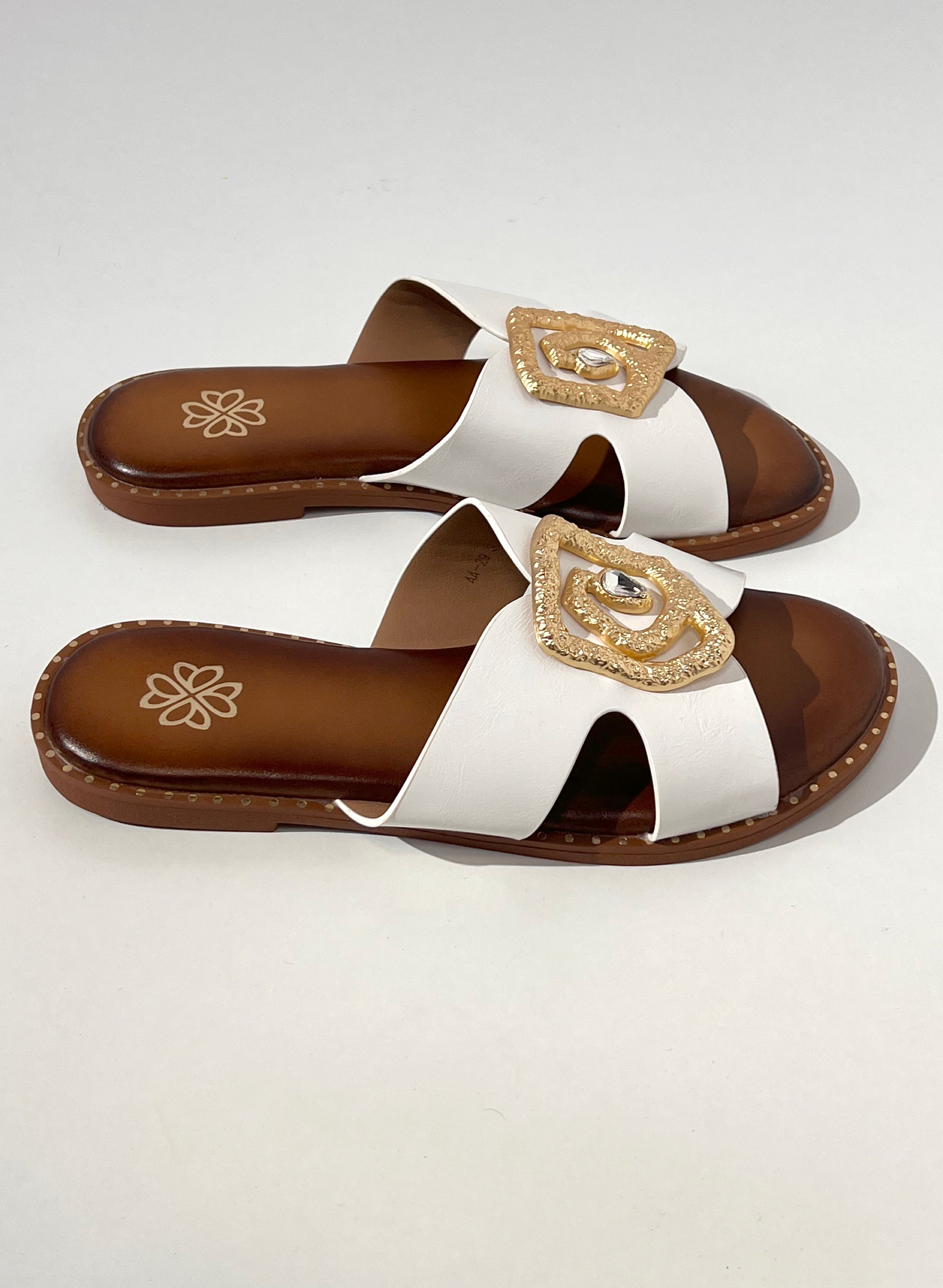 SANDALIA CAPRI CRISTAL DORADO