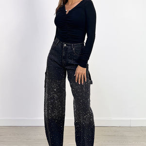 PANTALON BOMBACHO GALAXY NEGRO