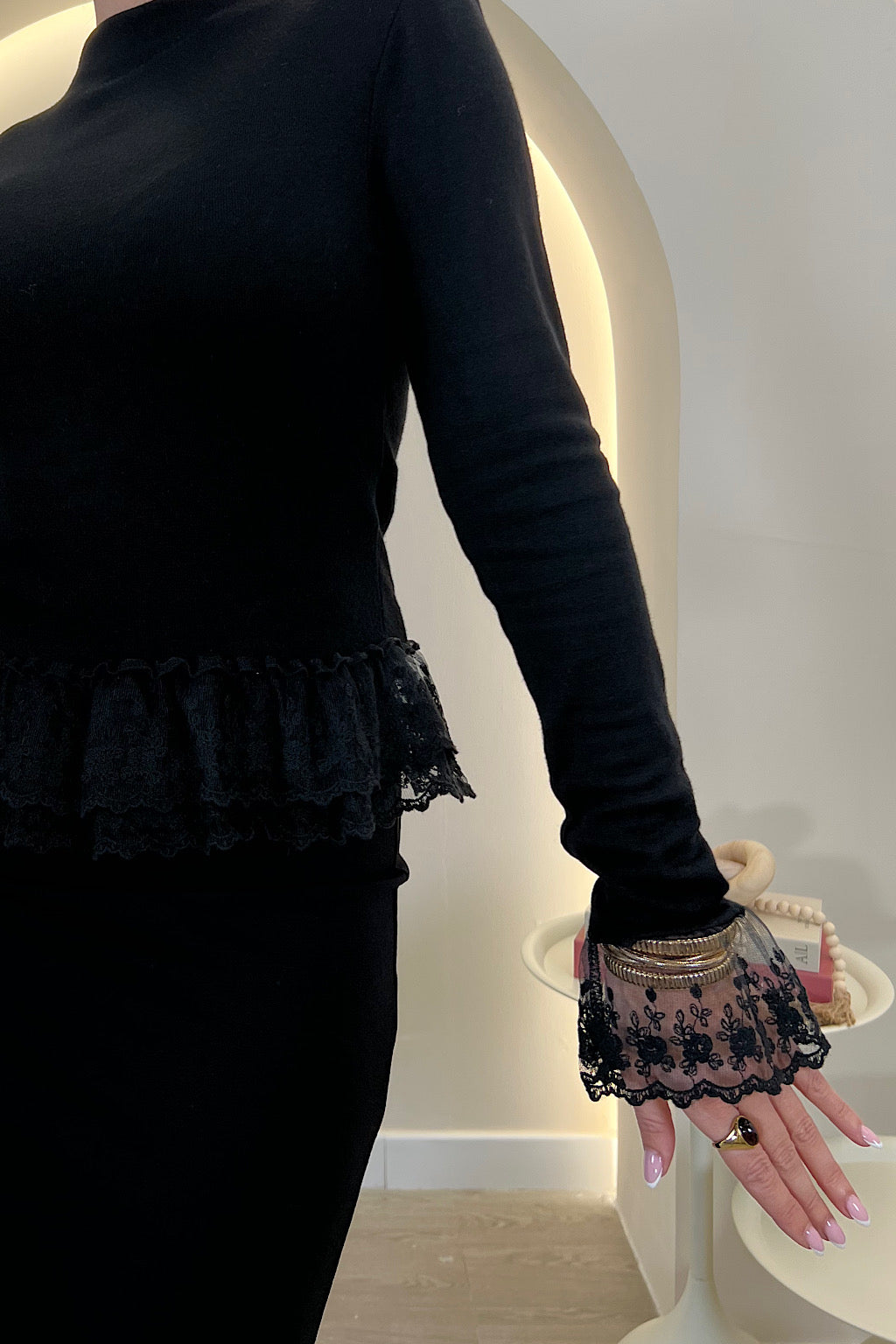 CAMISETA ENCAJE BORDADO SELMA