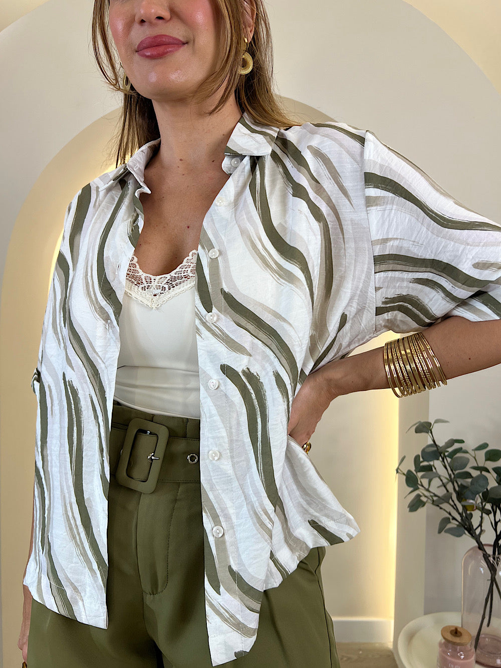CAMISA ESTAMPADA ONDAS