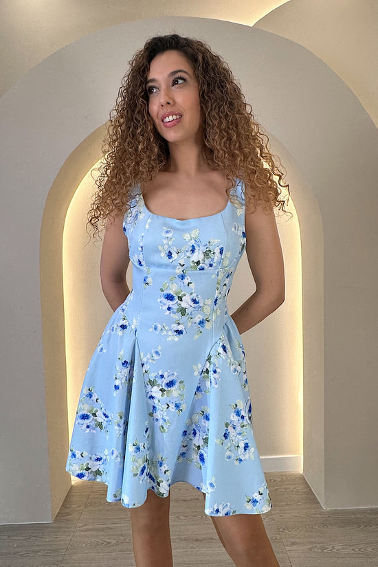 KURZES BLUMENKLEID ANI
