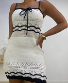 VESTIDO CORTO CROCHET