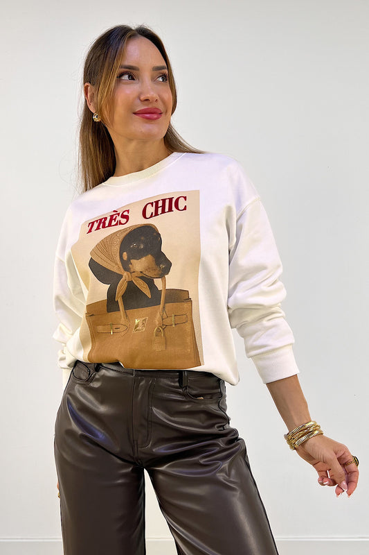 SUDADERA TRES CHIC
