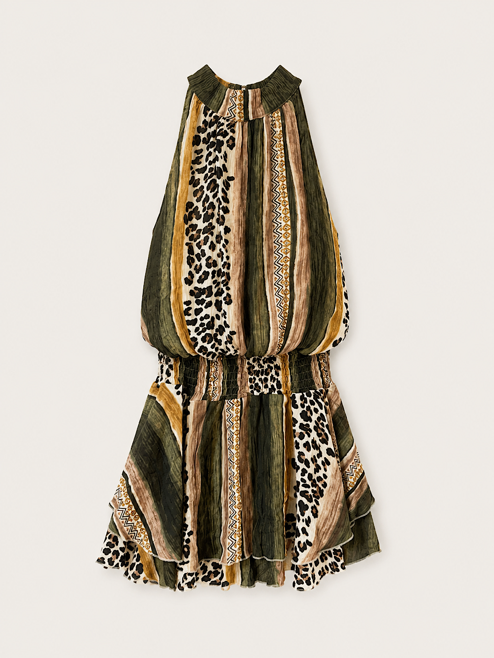 VESTIDO HALTER ESTAMPADO SAVAGE