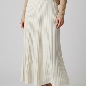 FALDA LARGA PLISADA PUNTO