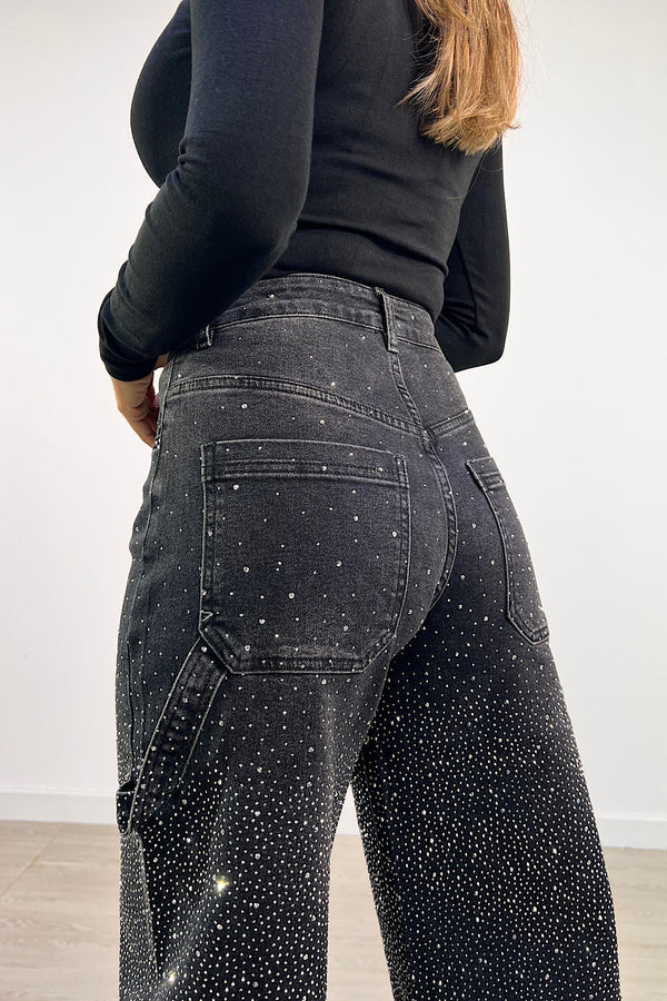PANTALON BOMBACHO GALAXY NEGRO