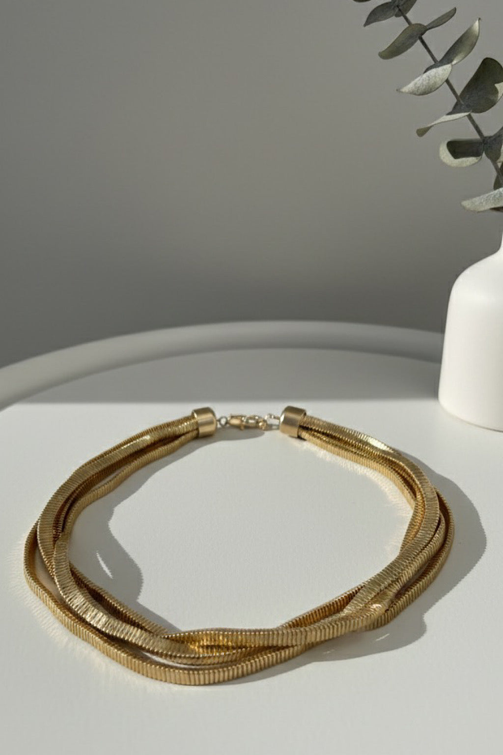 COLLAR ESLABONE MULTIPLES DORADOS