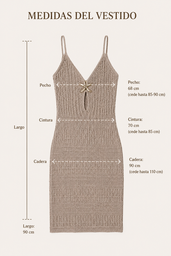 VESTIDO CROCHET DETALLE ESTRELLA