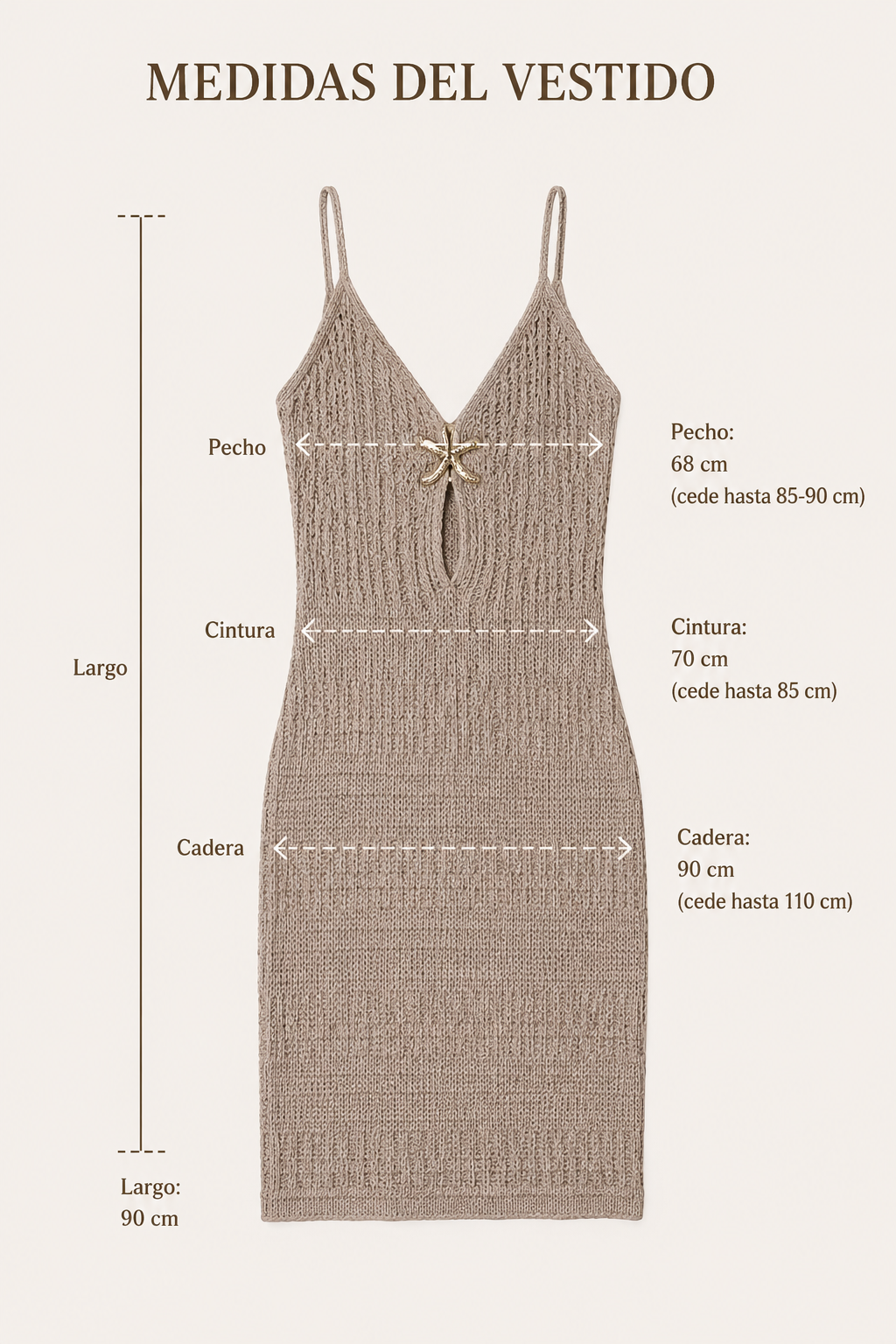 VESTIDO CROCHET DETALLE ESTRELLA