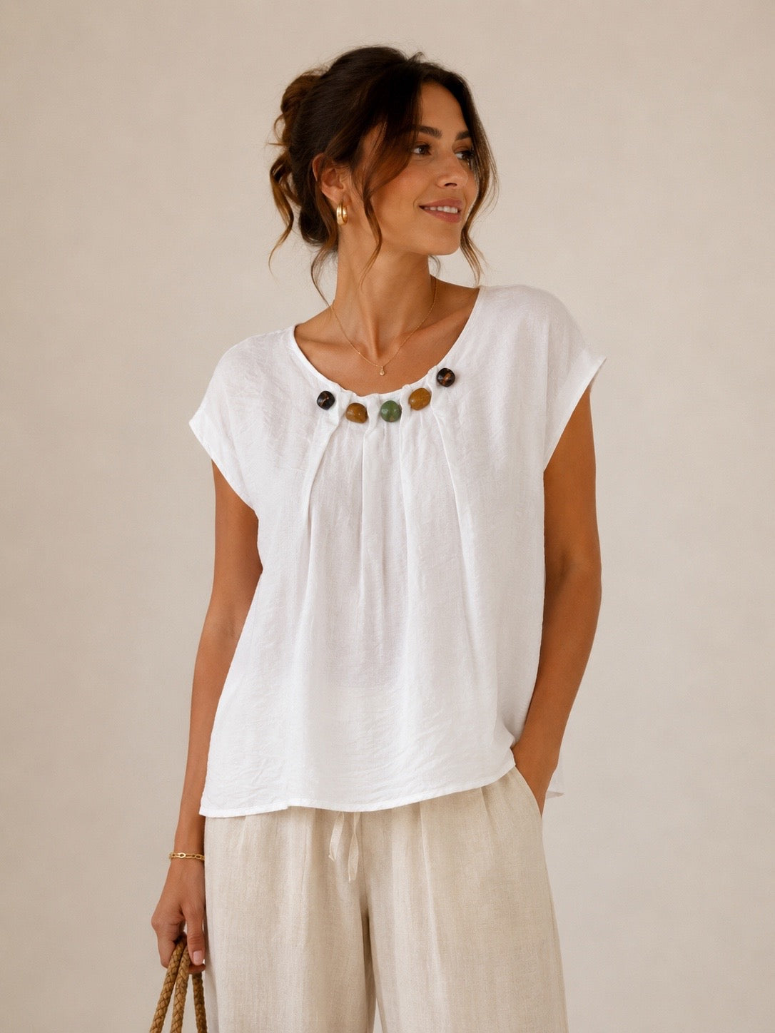 BLUSA DETALLE COLLAR CUELLO