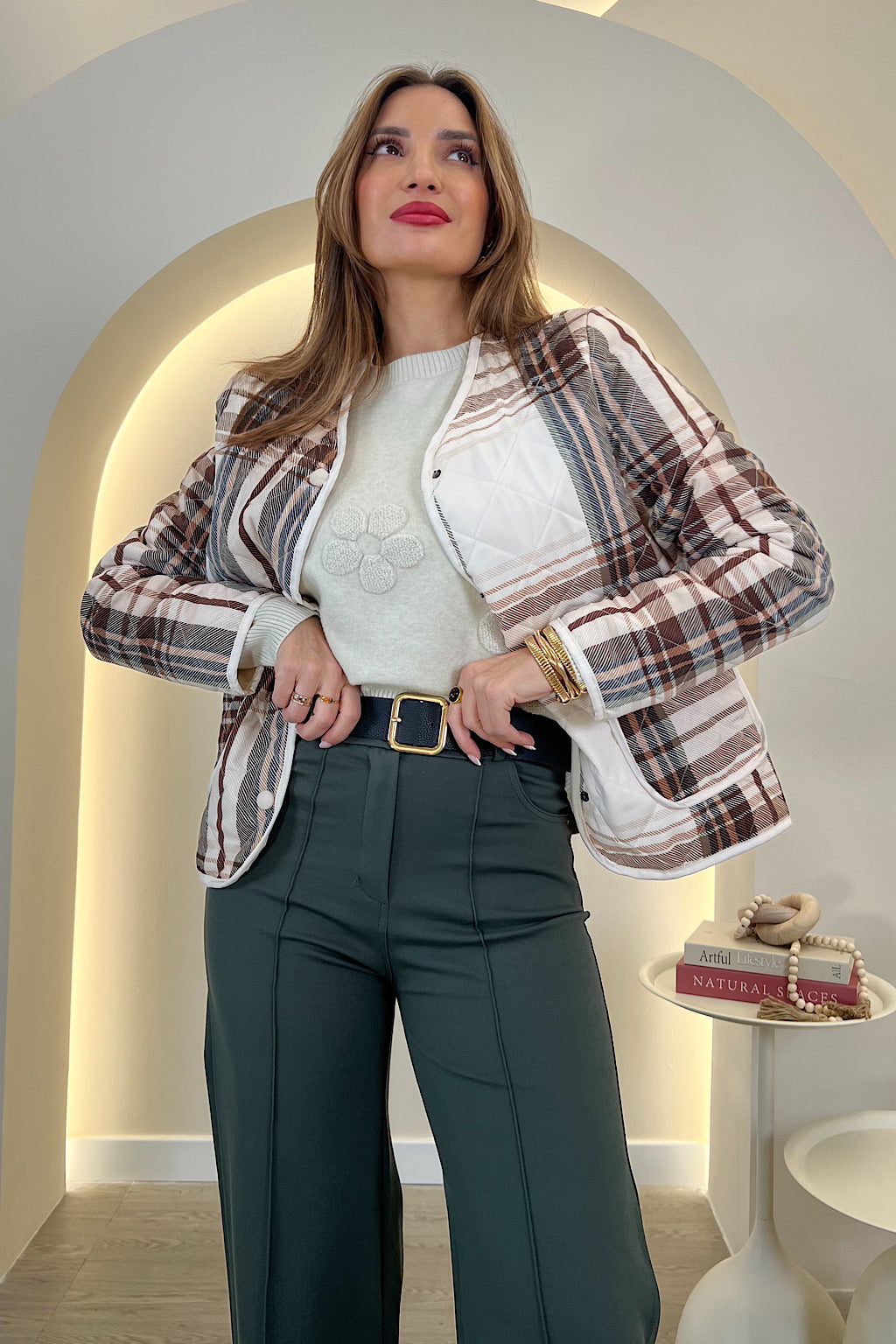 CHAQUETA CUADRO ESCOCES