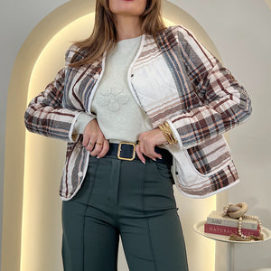 CHAQUETA CUADRO ESCOCES