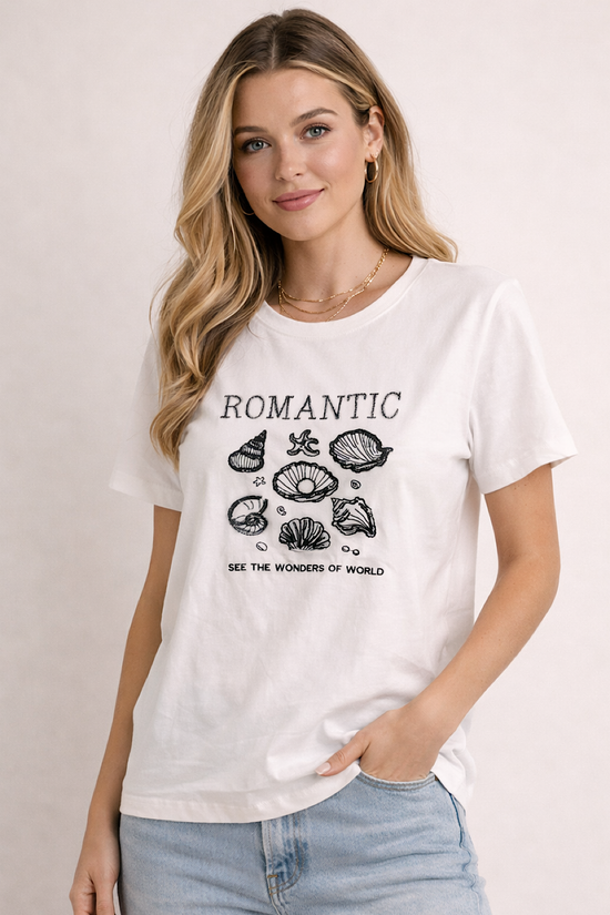 CAMISETA MANGA CORTA ROMANTIC