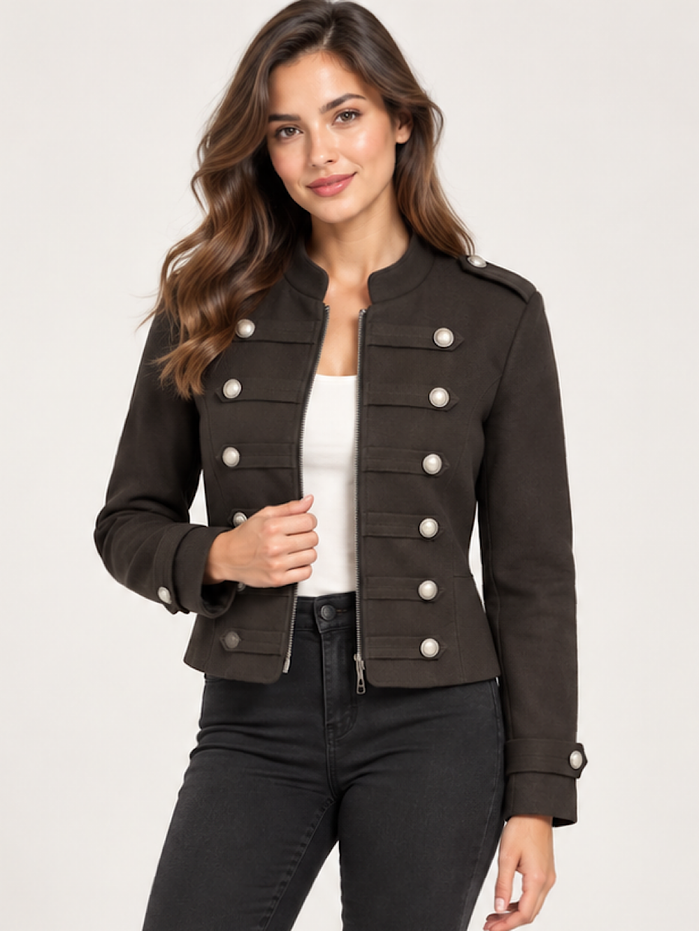 CHAQUETA POLIPIEL BROWNIE