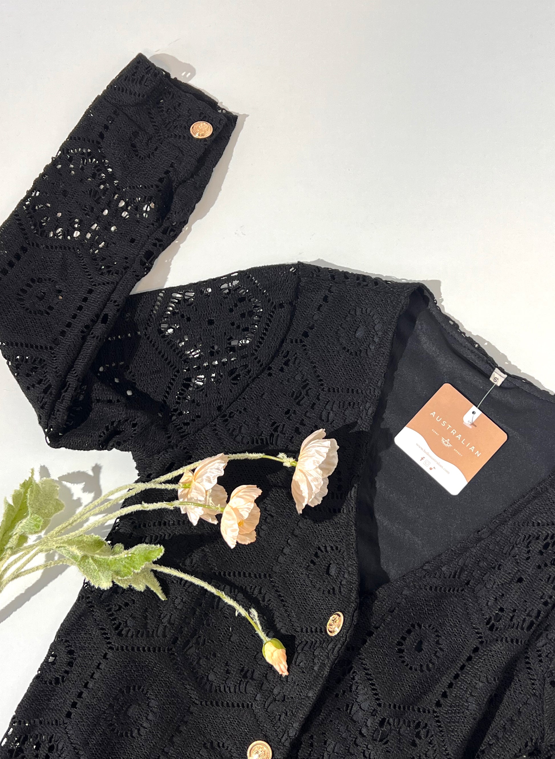 VESTIDO CARDIGAN CROCHET