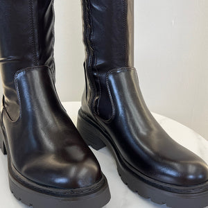 BOTA ALTA PLANA MARRON MELISA