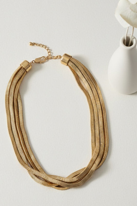 COLLAR ESLABONE MULTIPLES DORADOS