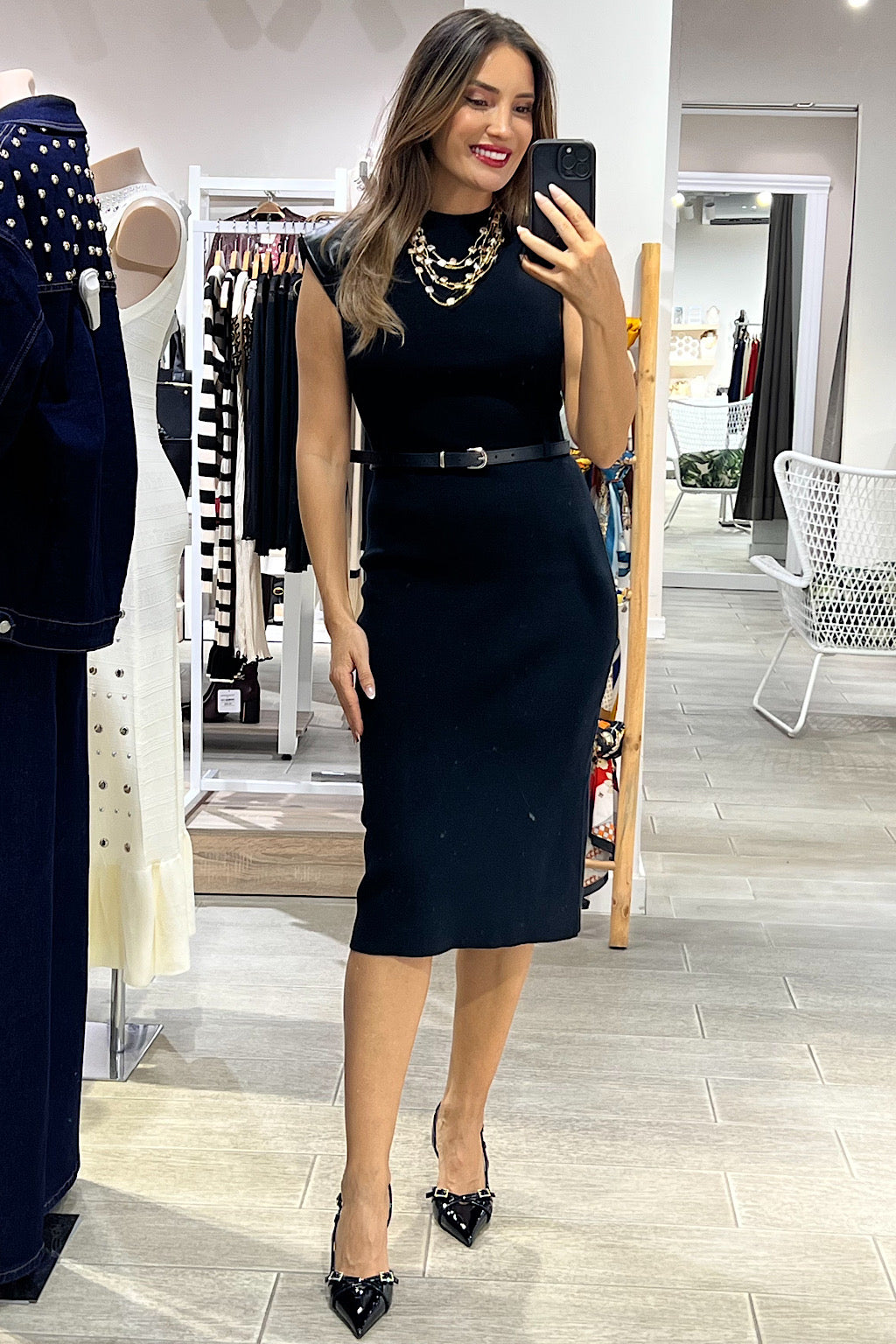 VESTIDO PUNTO MIDI