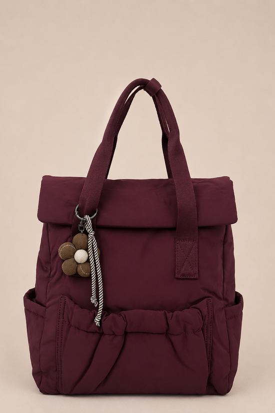 MOCHILA URBAN LLAVERO FLOR