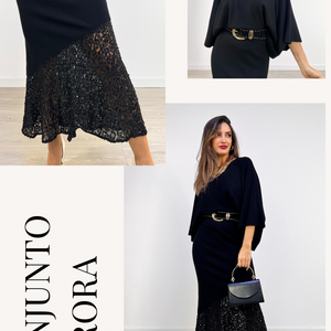 CONJUNTO AURORA LENTEJUELAS