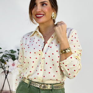 CAMISA ESTAMPADO FRESAS