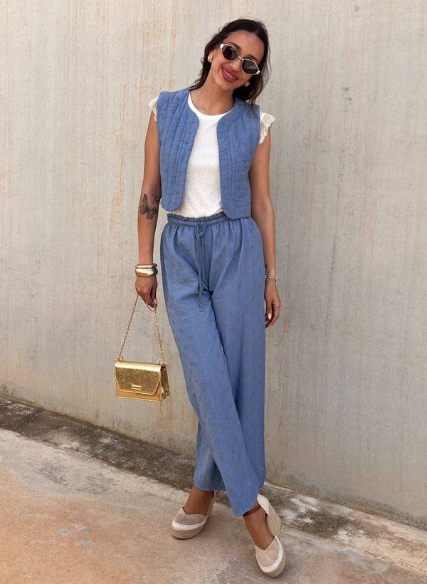 PANTALON FLORES CAMILA