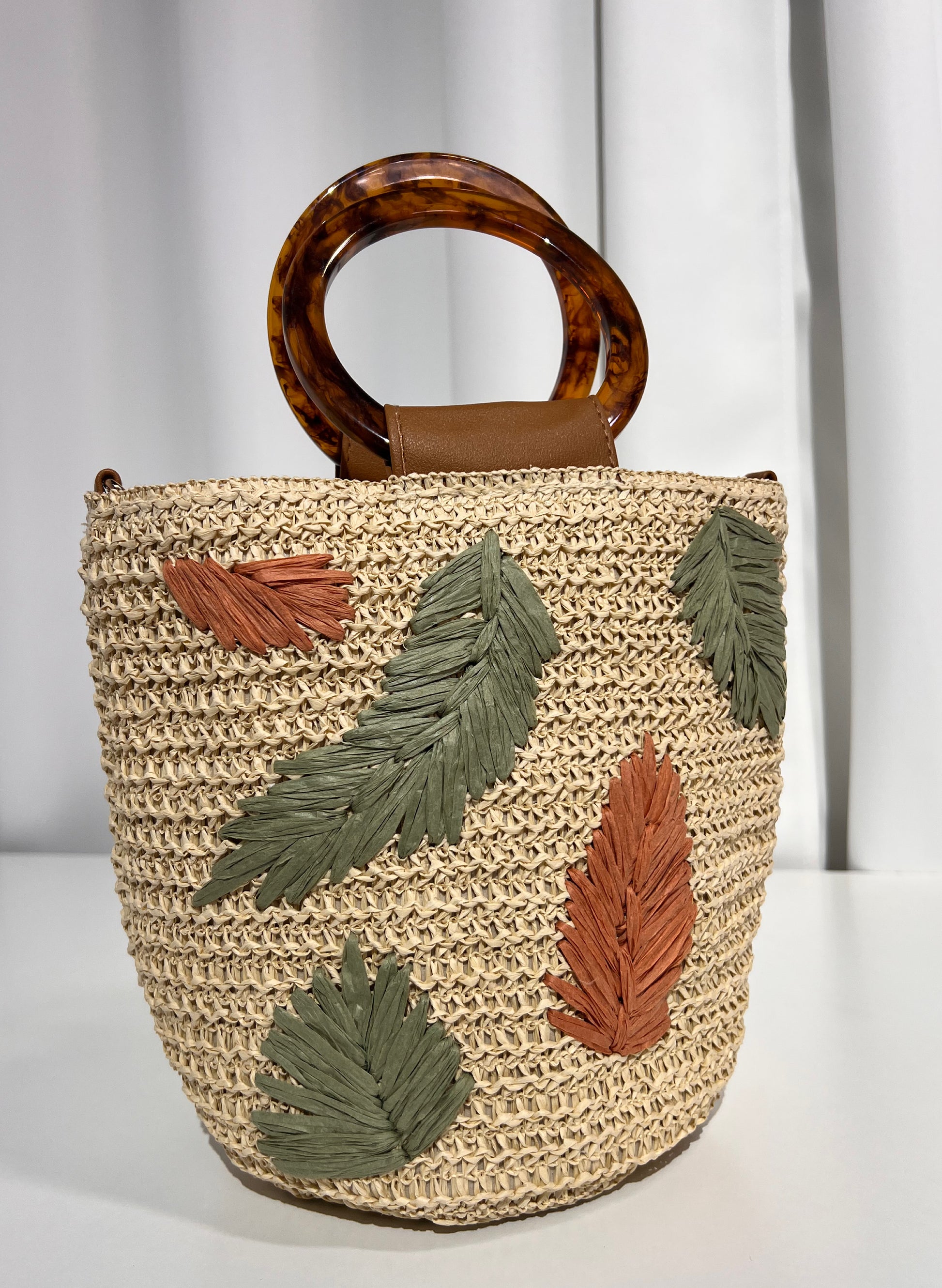 BOLSO TROPICAL RAFIA
