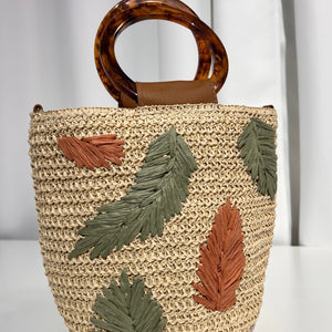 BOLSO TROPICAL RAFIA