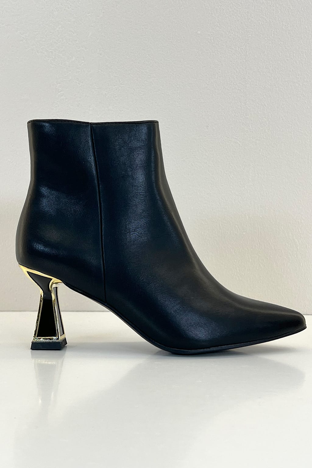 BOTTINE TALON DORÉ ELENA