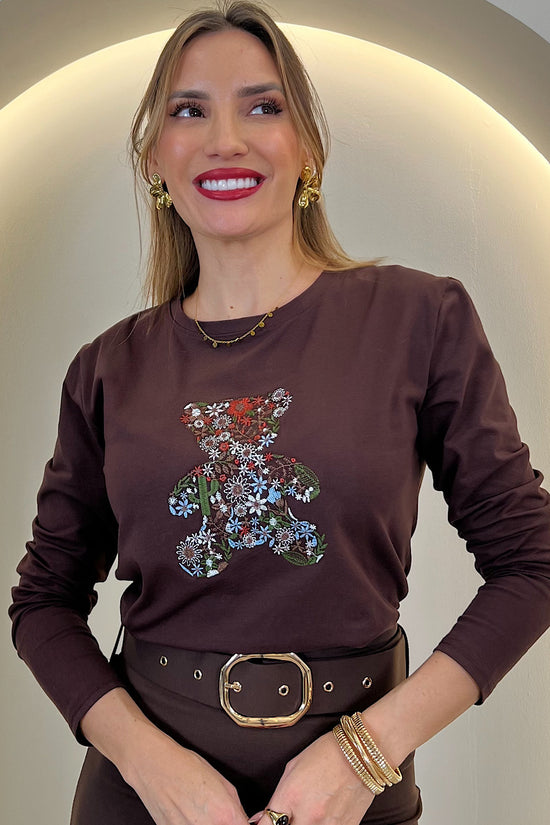 CAMISETA OSITO VELVET