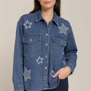CHAQUETA VAQUERA STAR BLUE