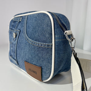 BOLSO BANDOLERA DENIM POCKET