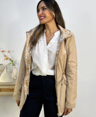 CHAQUETA CORTAVIENTOS REVERSIBLE FLORES