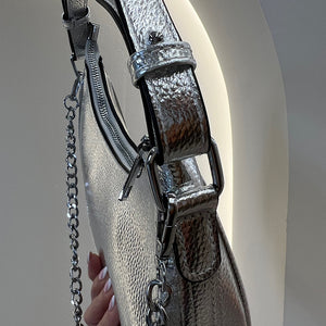 BOLSO LUNA PLATA