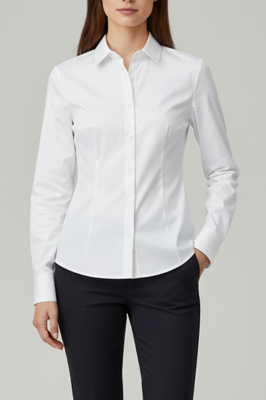 CAMISA BLANCA ENTALLADA