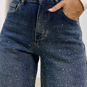 PANTALON WIDE LEG GALAXY AZUL