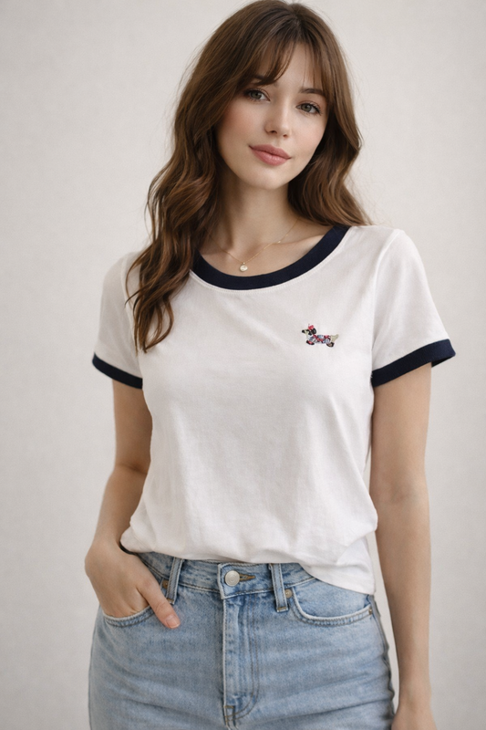 CAMISETA MANGA CORTA PERRITO LAZOS