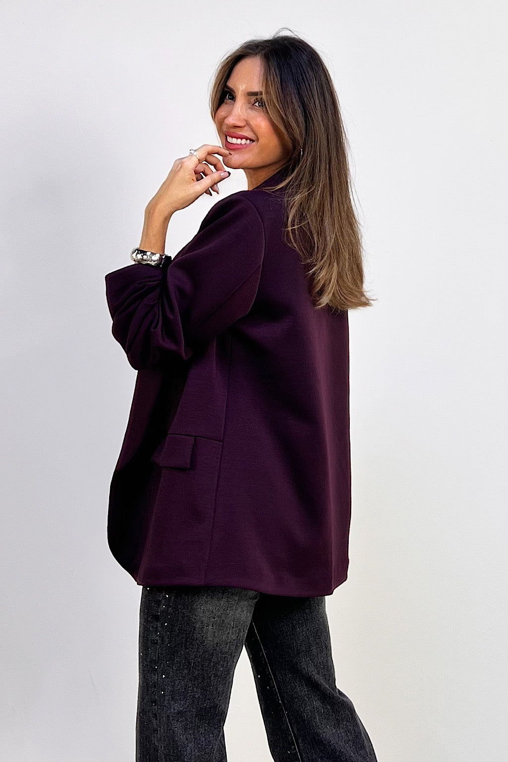 BLAZER MANGA FRUNCIDA ELSA
