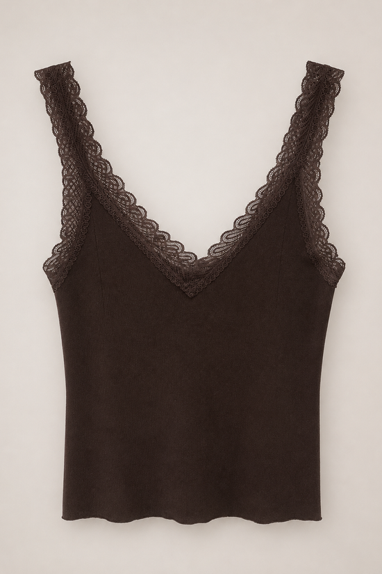 CAMISETA PUNTO PUNTILLA CLEO