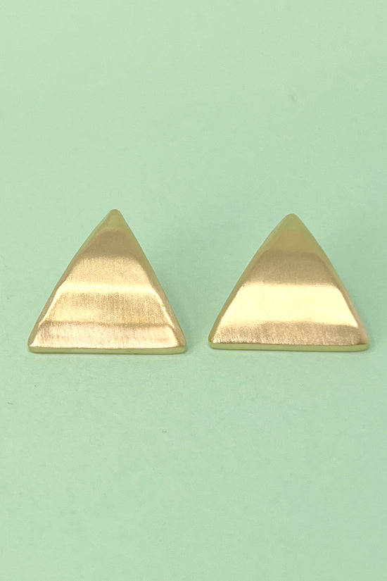 BOUCLES D'OREILLES TRIANGULAIRES ARGENT MASSIF 925