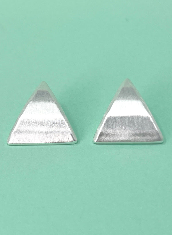 PENDIENTES TRIANGULARES PLATA DE LEY 925