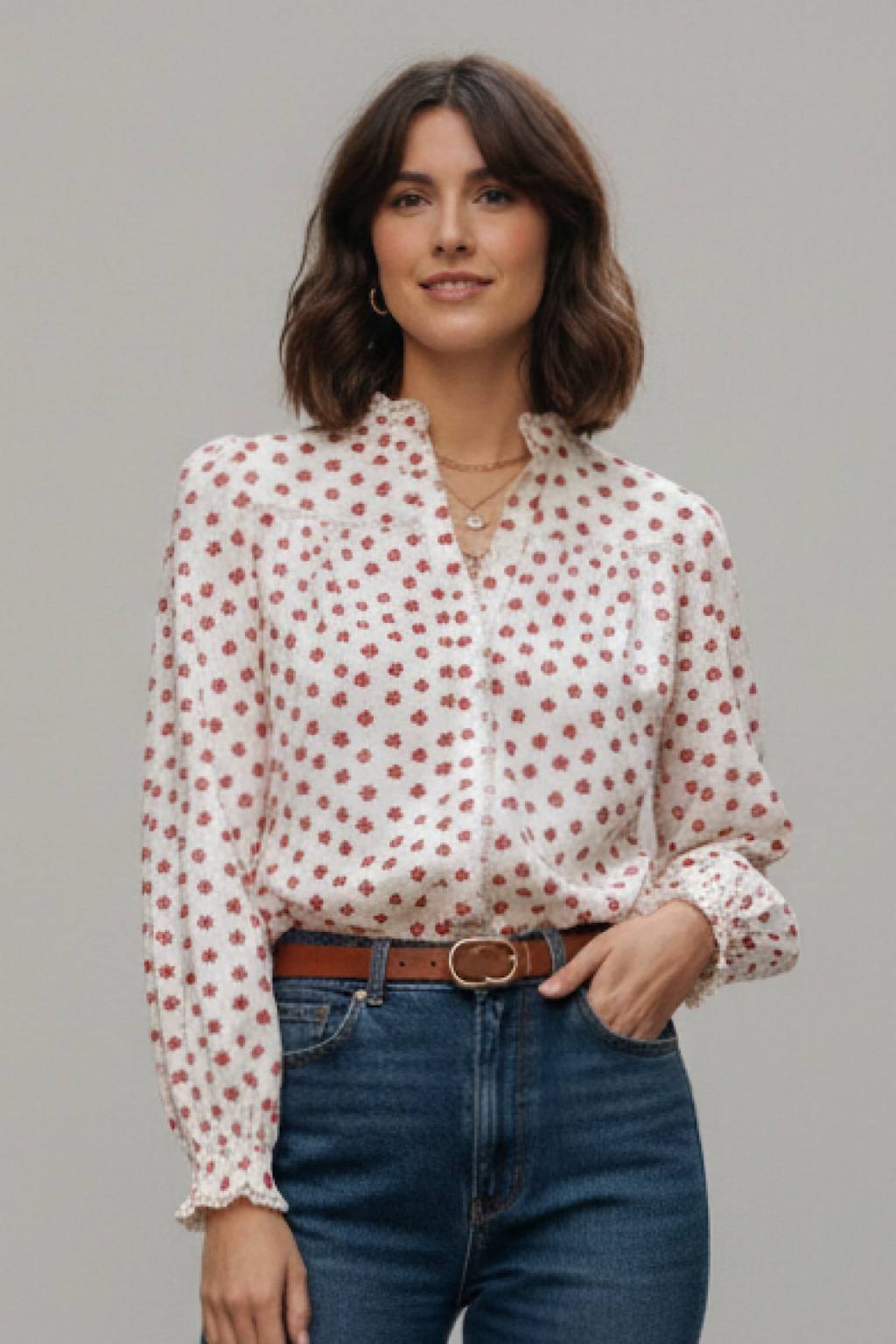CAMISA PUNTILLA GARDEN
